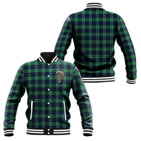Abercrombie Tartan Baseball Jacket with Family Crest