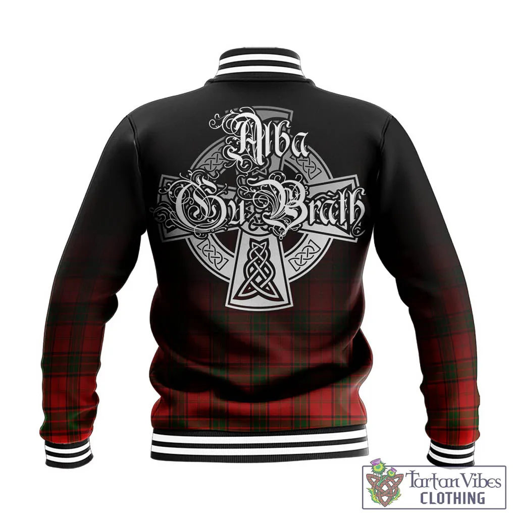 Adair Tartan Baseball Jacket Featuring Alba Gu Brath Family Crest Celtic Inspired