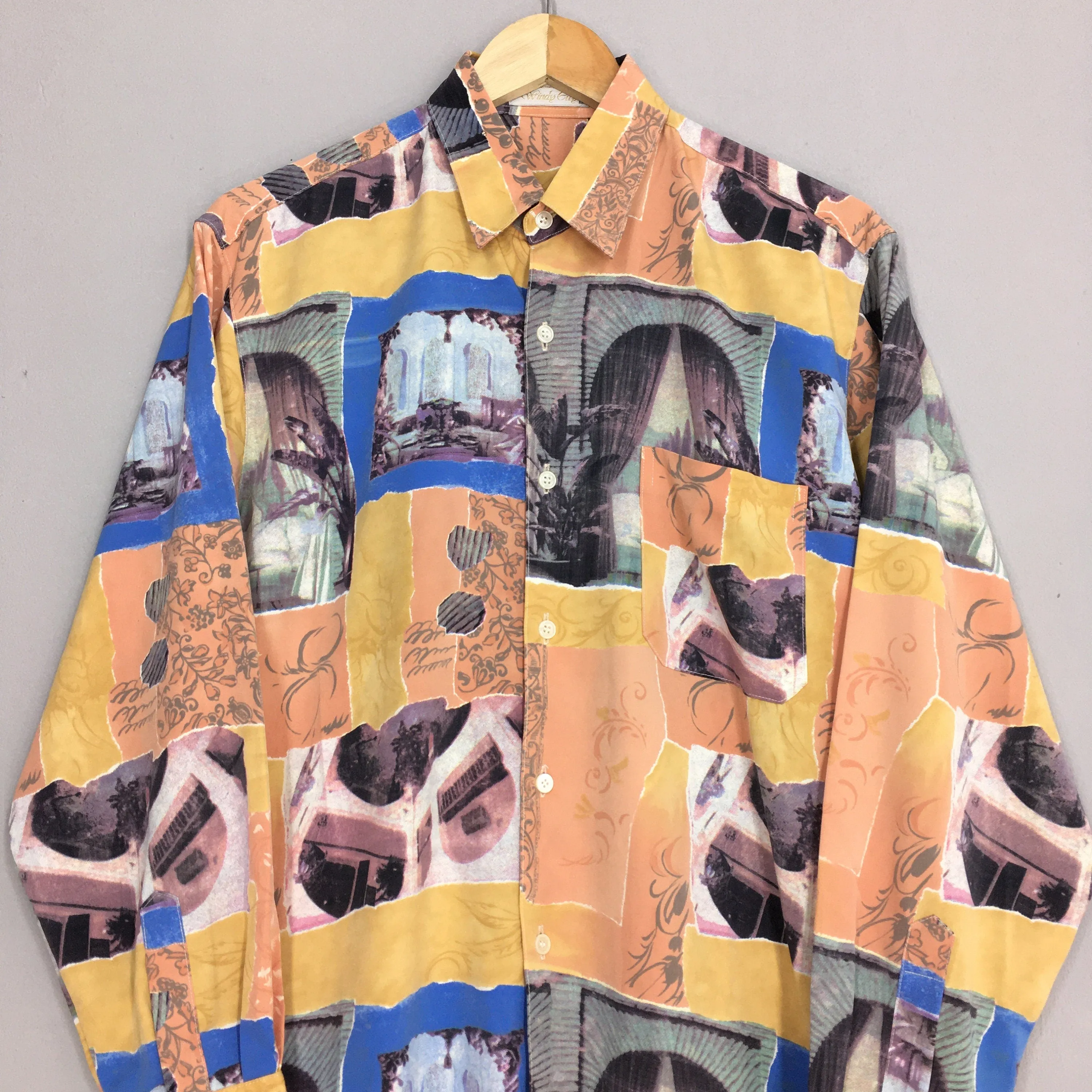 Baroque Monument Building Abstract Casual Shirt