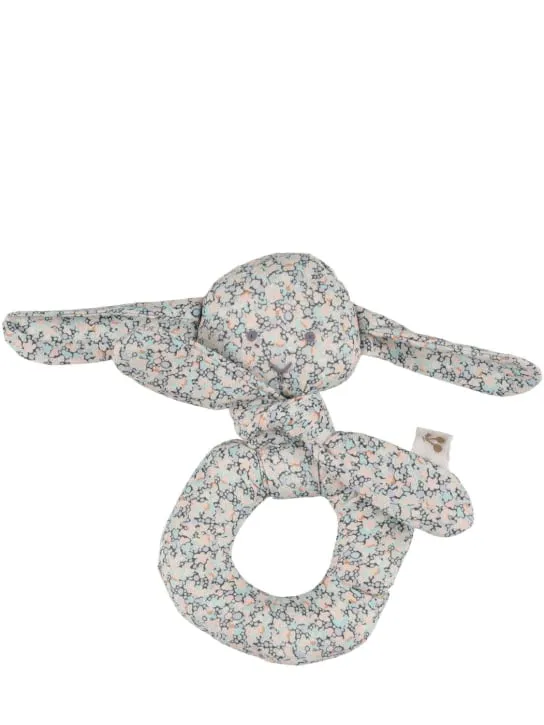 Bonpoint   Cotton t-shirt, diaper cover &amp; rattle 