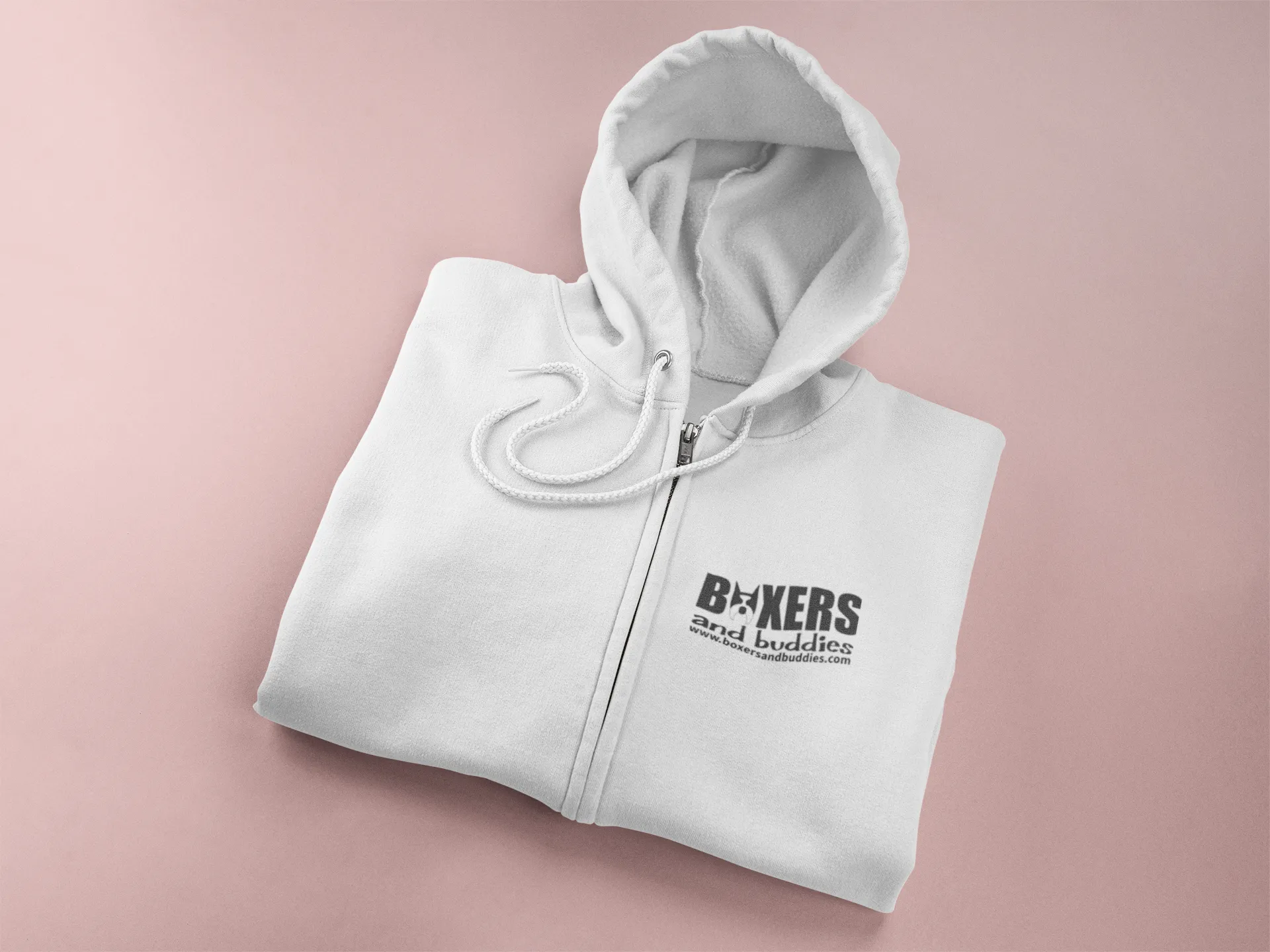 Boxers and Buddies Zip Up Hoodie (available in several colors)