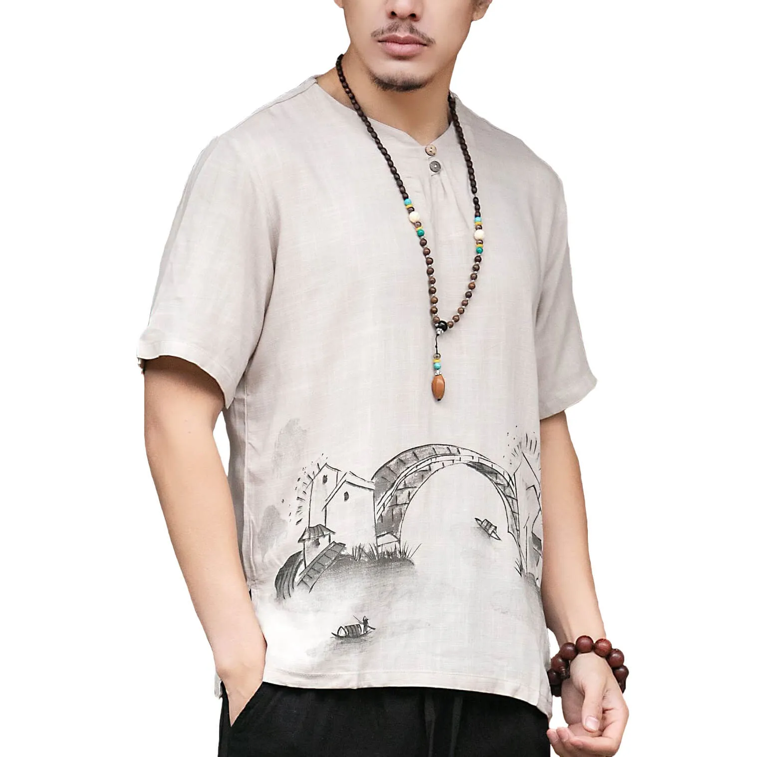 Stylish Buradi Shirt for Men - Fashionable Slim Fit Long Sleeve Button-down