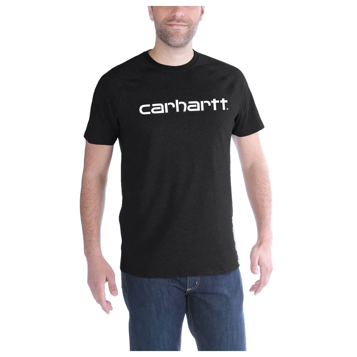 Carhartt&#x20;102549&#x20;Force&#xAE;&#x20;Cotton&#x20;Delmont&#x20;Graphic&#x20;s&#x2F;s&#x20;T-Shirt&#x20;-&#x20;Carbon&#x20;Heather
