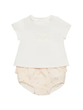Chloé   Organic cotton t-shirt &amp; 2 diaper covers 