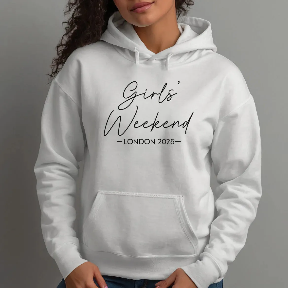 Customisable Hen Do Hoodie - Girls Trip Hoodie - Besties Night Out Hoodie