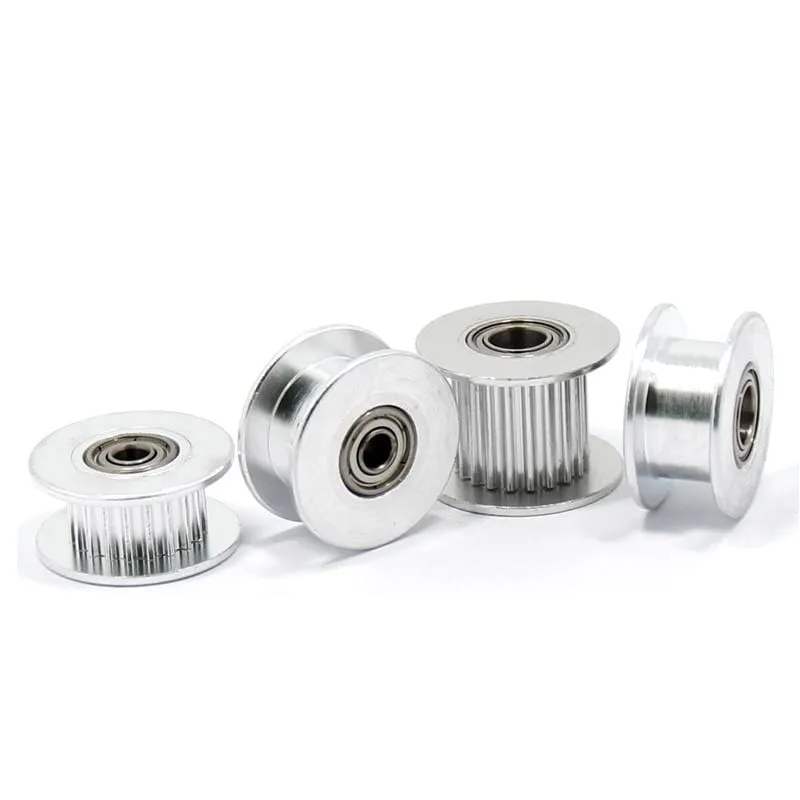 gt2 timing belt pulley 6mm 10mm bandwidth 16 teeth  20 teeth tooth tensioner bore 3mm 4mm 5mm inner hole roller MXL pulley