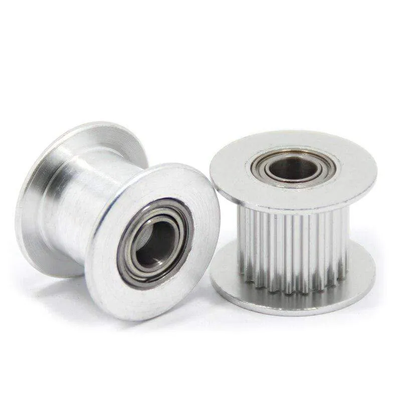 gt2 timing belt pulley 6mm 10mm bandwidth 16 teeth  20 teeth tooth tensioner bore 3mm 4mm 5mm inner hole roller MXL pulley