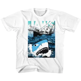 Jaws Cartoon Sharko Youth T-Shirt
