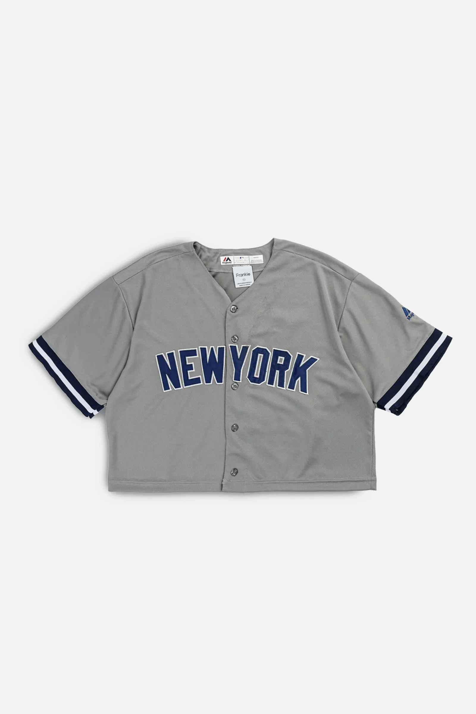 Rework Crop NY Yankees MLB Jersey - XL