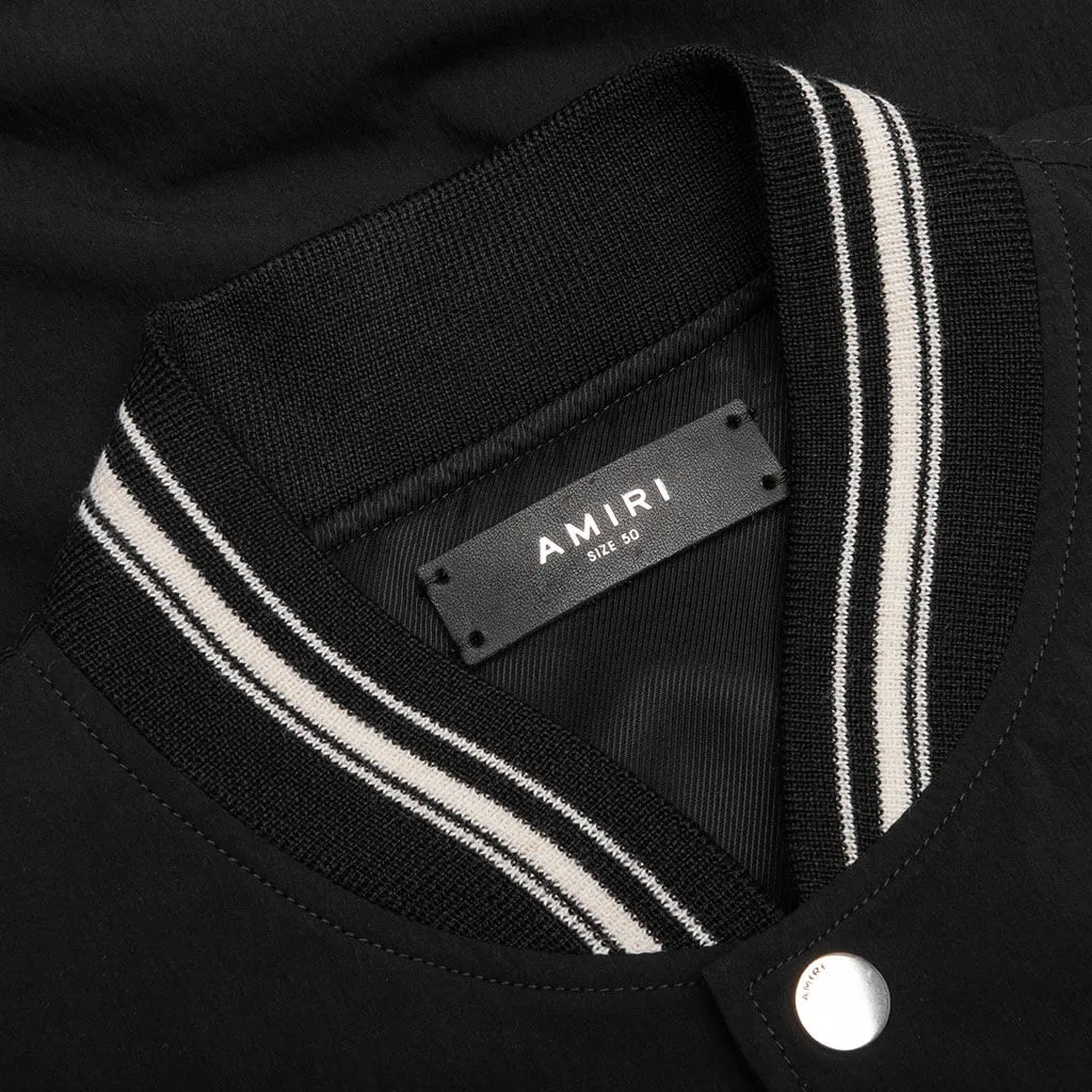 Shrunken Bomber - Black/Alabaster